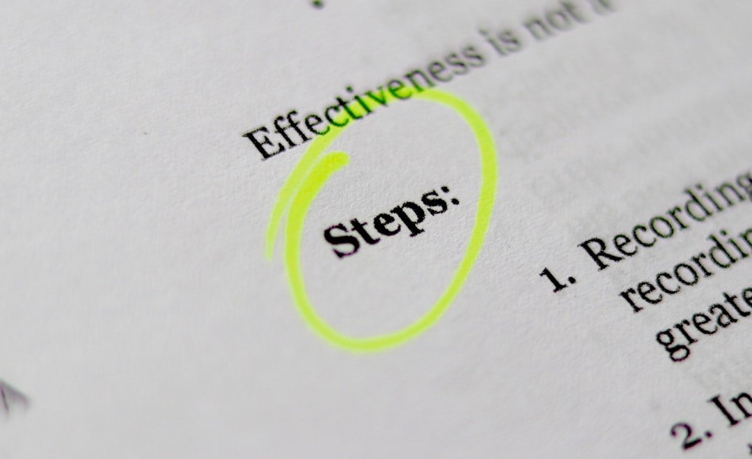 Steps highlighted